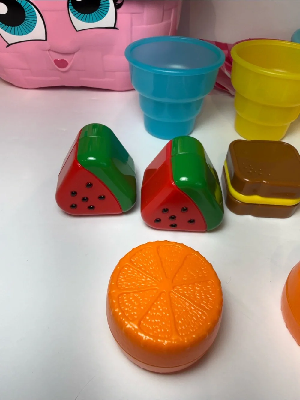 LeapFrog Shapes and Sharing Picnic Basket (Pink) - GREAT SHAPE - Works